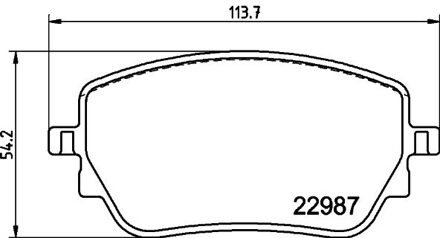 Mercedes Benz Brake Pad Set, Disc Brake 8db 8DB355039231