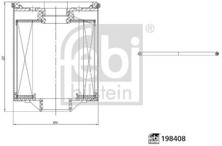Mercedes Benz Brandstoffilter 198408