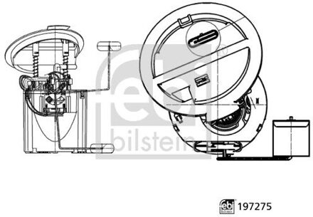 Mercedes Benz Brandstoftoevoereenheid 197275
