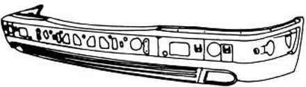 Mercedes Benz BUMPER tot 9/'99 ELEGANC/AVANT GARDE 3028574