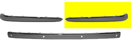 Mercedes Benz BUMPERLIJST RECHTS ACHTER Met Chrome Lijst -ParCtrl