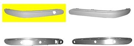 Mercedes Benz BUMPERLIJST RECHTS BUMPER ELEG./AVTGAR zonder PDC-GATEN Prim. 3032582