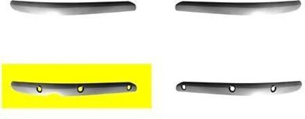 Mercedes Benz BUMPERLIJST RECHTS VOOR met PDC-GATEN 3023584