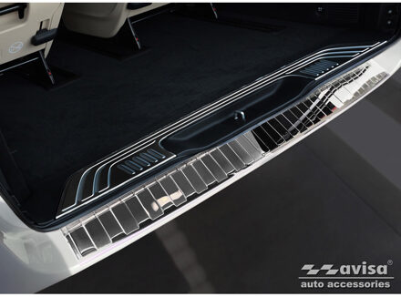 Mercedes Benz Chroom RVS Achterbumperprotector passend voor Mercedes Vito...