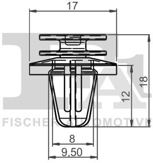 Mercedes Benz Clip, sier- /beschermingslijst 14400185