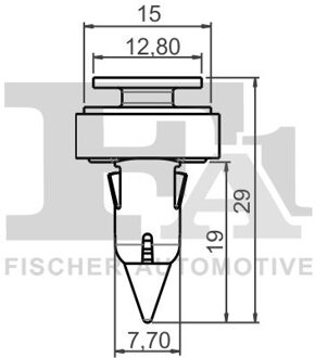 Mercedes Benz Clip, sier- /beschermingslijst 14400845