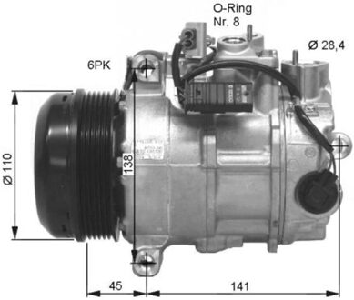 Mercedes Benz Compressor, airconditioning 32676