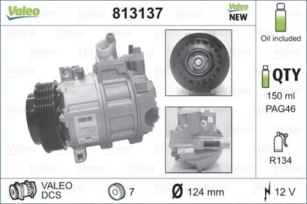 Mercedes Benz Compressor, airconditioning 813137