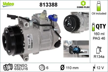 Mercedes Benz Compressor, airconditioning 813388