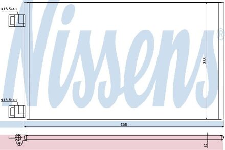 Mercedes Benz Condensator, airconditioning 940184