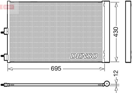 Mercedes Benz Condensor, airconditioning DCN17061