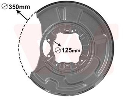 Mercedes Benz Dekplaat, remschijf 3041373