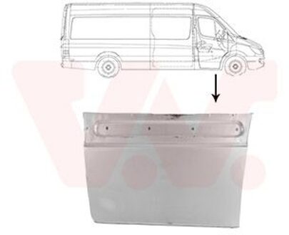 Mercedes Benz Deurplaat Onder Rechts 5862172