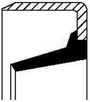 Mercedes Benz Dichtring, fuseelager 01029622B