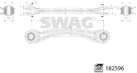 Mercedes Benz draagarm 33108672