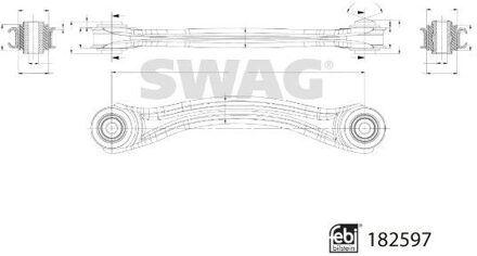 Mercedes Benz draagarm 33108673