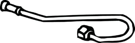 Mercedes Benz Drukleiding, druksensor (roetfilter) 000074