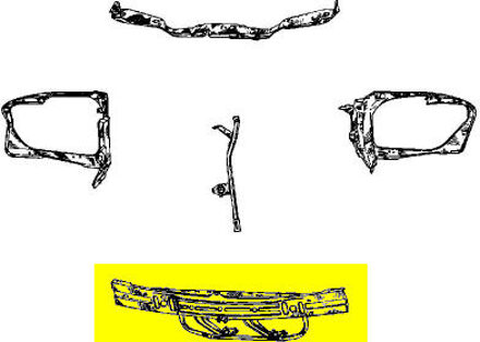 Mercedes Benz Dwarsligger Onder Voorpaneel A.t. 3024654