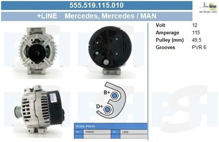 Mercedes Benz Dynamo Mercedes 145A 555519115010
