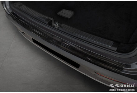 Mercedes Benz Echt 3D Carbon Achterbumperprotector passend voor Mercedes EQC (N293) 2019- AV249320