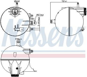 Mercedes Benz Expansietank, koelvloeistof 996295