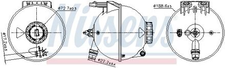 Mercedes Benz Expansietank, koelvloeistof 996309