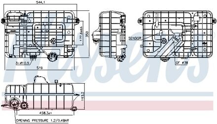Mercedes Benz Expansion tank 996053