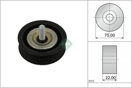 Mercedes Benz Geleide rol/omdraairol, Poly V-riem 532119710