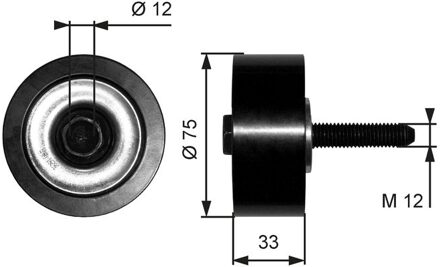 Mercedes Benz Geleide rol/omdraairol v-snaren DriveAlign® T36291
