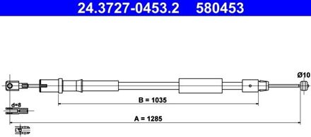Mercedes Benz Handremkabel 24372704532
