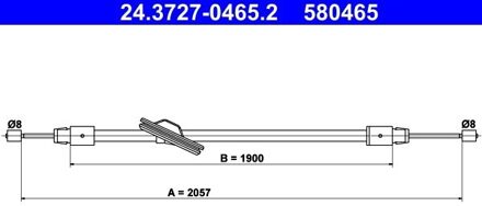 Mercedes Benz Handremkabel 24372704652