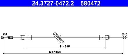 Mercedes Benz Handremkabel 24372704722