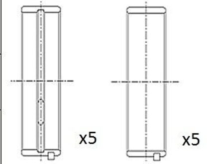Mercedes Benz Hoofdlager BM1028STD
