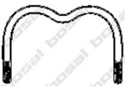 Mercedes Benz Houder, uitlaatsysteem