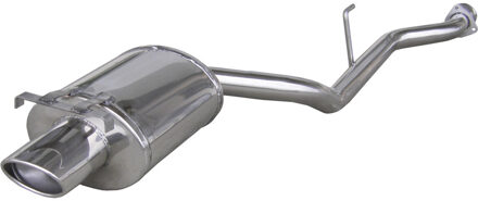 Mercedes Benz InoxCar uitlaat passend voor Mercedes SLK200/230 2000- 120x80mm IXMESL01120