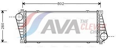 Mercedes Benz Intercooler, inlaatluchtkoeler