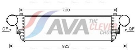 Mercedes Benz Intercooler, inlaatluchtkoeler