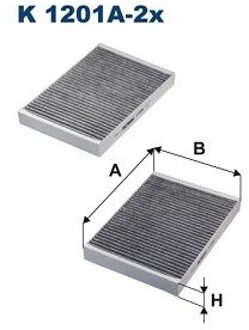 Mercedes Benz Interieurfilter K1201A2x