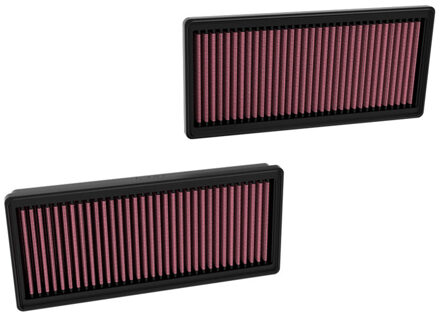 Mercedes Benz K&N vervangingsfilter passend voor Mercedes S-Klasse (W222) S560 (set van 2 stuks) (33-3183) 333183