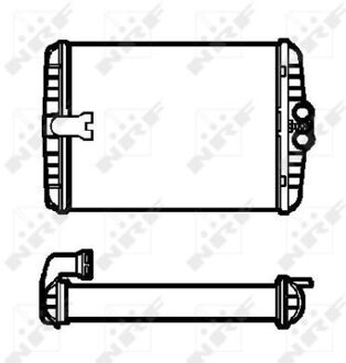 Mercedes Benz Kachelradiateur, interieurverwarming 53552