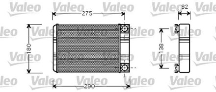 Mercedes Benz Kachelradiateur, interieurverwarming 812321