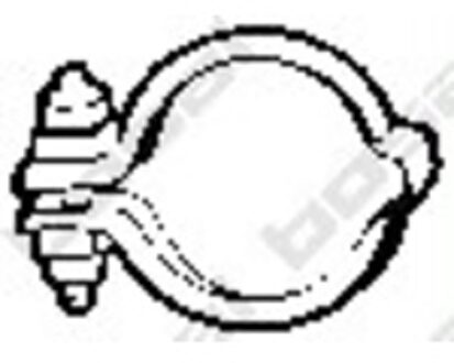 Mercedes Benz Klemstuk, uitlaatsysteem