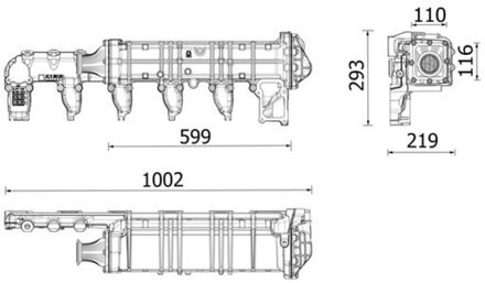 Mercedes Benz Koeler, uitlaatterugvoering CE38000P