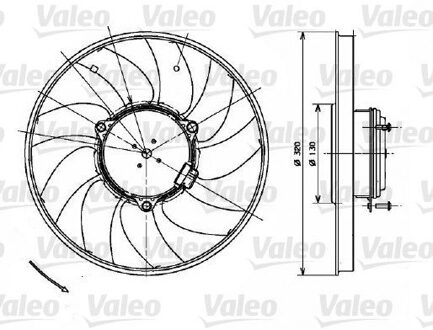 Mercedes Benz Koelventilator 696083