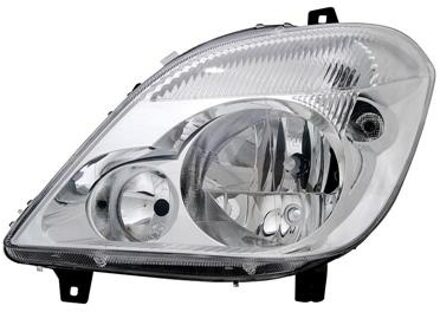 Mercedes Benz KOPLAMP LINKS zonder MISTLICHTGAT 2xH7 inclusief MOTOR