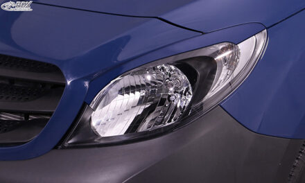 Mercedes Benz Koplampspoilers passend voor Mercedes Citan (W415) (alleen met Halogeen koplampen) 2012-2021 (ABS) RDKME04