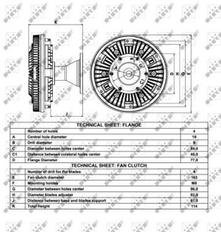 Mercedes Benz Koppeling, radiateurventilator 49061