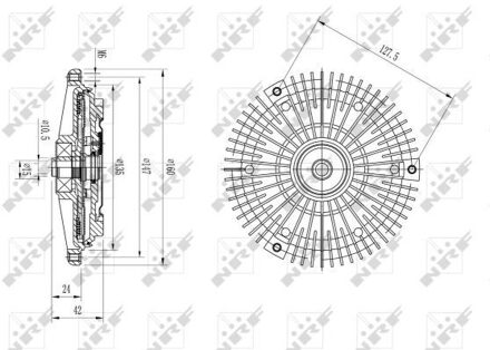 Mercedes Benz Koppeling, radiateurventilator 49615