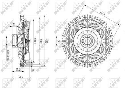 Mercedes Benz Koppeling, radiateurventilator 49633