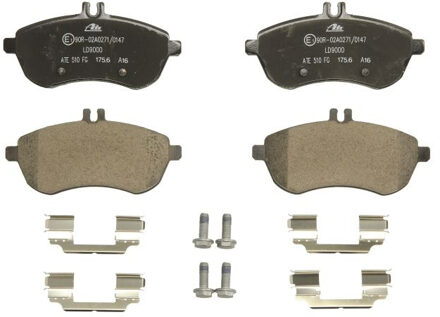 Mercedes Benz Low dust Keramische remblokken 13047090002